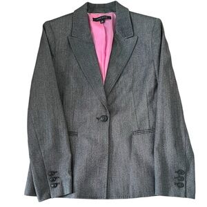 Anne Klein Suit Gray Jacket